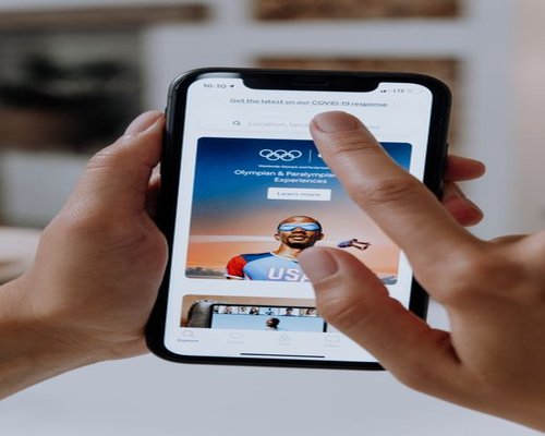 Smartphone displaying an ONLINE game interface